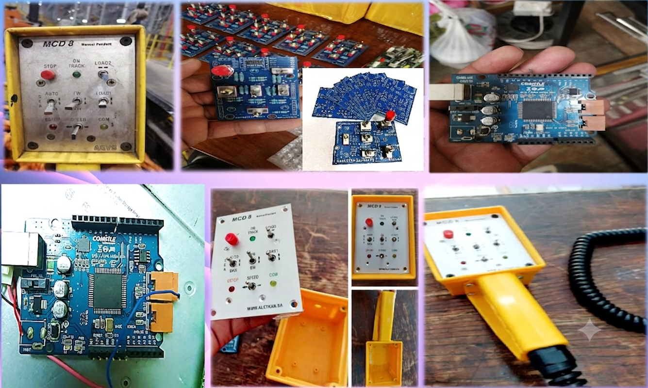 Ma'aden AGV Control Pendant — manufacturing & reverse engineering